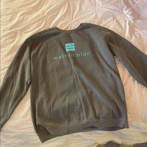 Watercolor sweat shirt